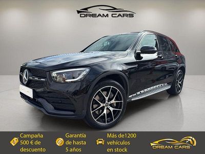 Usado Mercedes GLC300e 320 CV (235 kW) 2021 Negro SUV