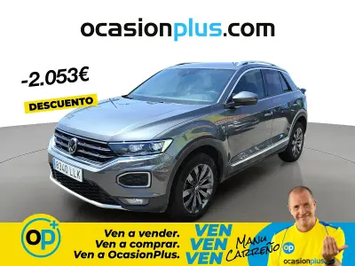 Usado VW T-Roc Sportline 150 CV (110 kW) 2020 Gris SUV