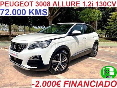 Usado Peugeot 3008 Allure 130 CV (95 kW) 2019 Blanco SUV
