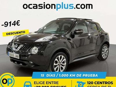 Usado Nissan Juke N-Connecta 117 CV (86 kW) 2016 Negro SUV