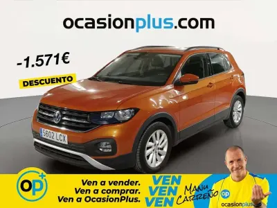 Usado VW T-Cross Advance 95 CV (69 kW) 2019 Naranja SUV