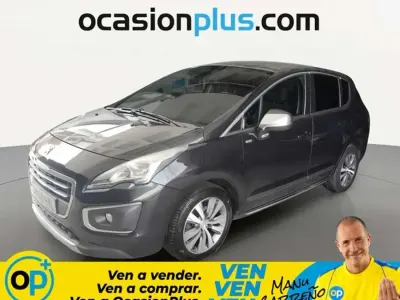 Usado Peugeot 3008 Style 115 CV (84 kW) 2014 Gris Familiar