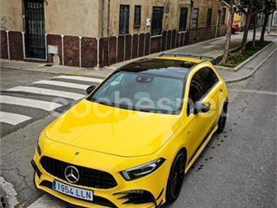 Usado Mercedes A45 AMG 306 CV (225 kW) 2019 Amarillo Berlina