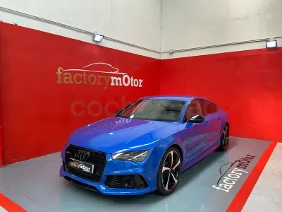 Usado Audi RS7 Sportback 560 CV (411 kW) 2016 Azul Utilitario