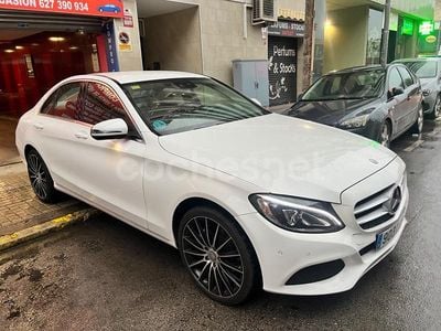 Usado Mercedes C220 170 CV (125 kW) 2015 Blanco Berlina