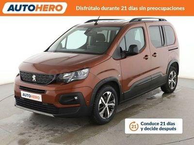 Usado Peugeot Rifter GT 131 CV (96 kW) 2021 Marrón Monovolumen