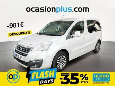 Usado Peugeot Partner Active 100 CV (73 kW) 2017 Blanco Monovolumen