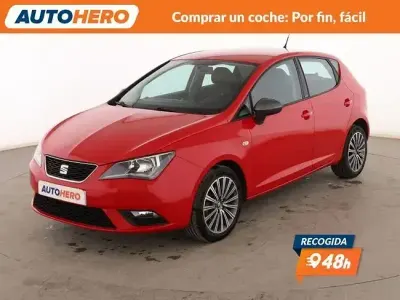 Usado Seat Ibiza CONNECT 90 CV (66 kW) 2015 Rojo Berlina