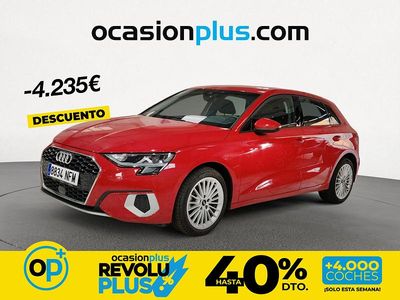 Usado Audi A3 Advanced Plus 110 CV (80 kW) 2022 Rojo Berlina