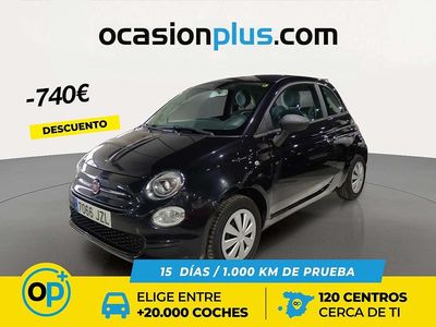 Usado Fiat 500 Pop 69 CV (50 kW) 2017 Negro Utilitario