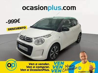 Usado Citroën C1 PureTech 82 CV (60 kW) 2018 Blanco Utilitario