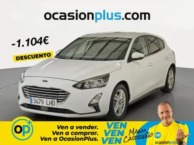 Usado Ford Focus Trend 120 CV (88 kW) 2020 Blanco Berlina