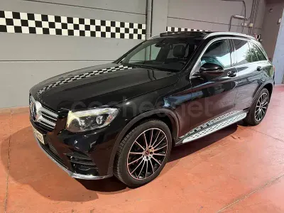 Usado Mercedes GLC250 204 CV (150 kW) 2018 Negro SUV