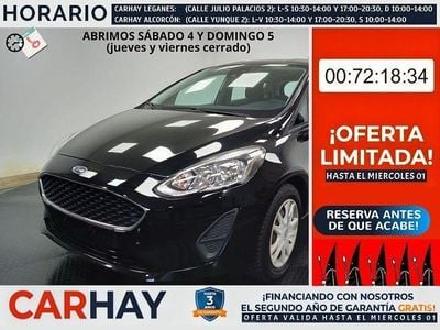 Usado Ford Fiesta Trend 101 CV (74 kW) 2018 Negro Berlina