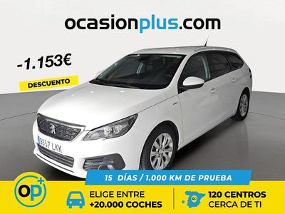 Blanco Usado 2020 Peugeot 308 Style Familiar | 12.690 € (Precio justo)