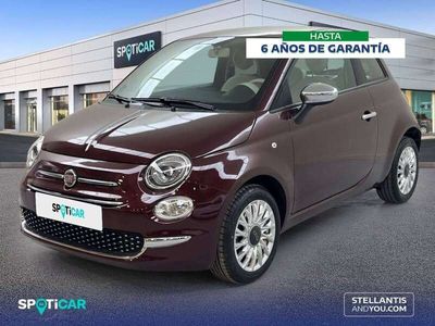 usado Fiat 500 1 0 6v Gse 52kw 70 Cv Lounge Burdeos