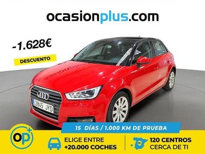Usado Audi A1 Attraction 116 CV (85 kW) 2017 Rojo Utilitario