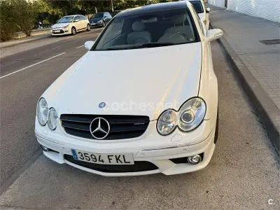 Usado Mercedes CLK320 Elegance 218 CV (160 kW) 2002 Blanco Coupe