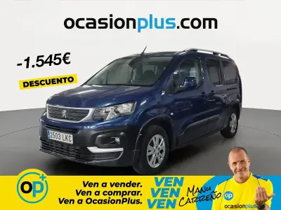Usado Peugeot Rifter Active 130 CV (95 kW) 2020 Azul Monovolumen