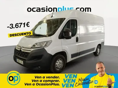Usado Citroën Jumper 140 CV (102 kW) 2021 Blanco Monovolumen