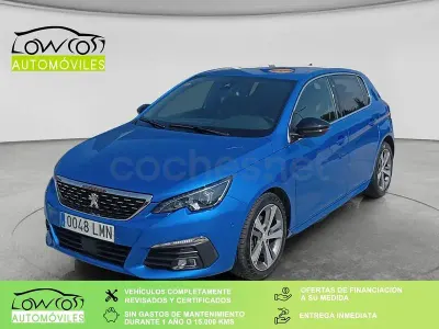 Usado Peugeot 308 GT 130 CV (95 kW) 2021 Azul Berlina