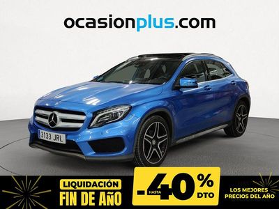 Azul Usado 2016 Mercedes GLA200 AMG line SUV | 20.150 € (Precio justo)