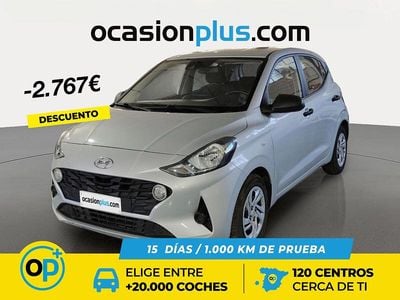 Usado Hyundai i10 67 CV (49 kW) 2022 Gris / plata Utilitario