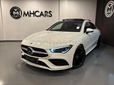 Usado Mercedes CLA200 163 CV (119 kW) 2019 Blanco Berlina