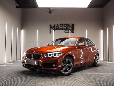 Usado BMW 118 Sport Line 136 CV (100 kW) 2017 Naranja Utilitario