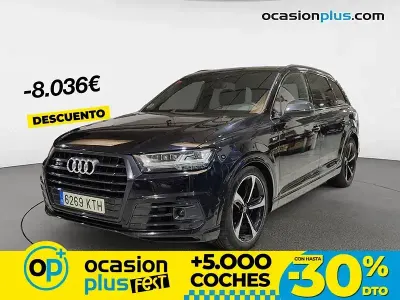 Usado Audi Q7 S-Line 435 CV (319 kW) 2018 Negro SUV