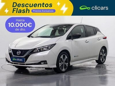 Usado Nissan Leaf Tekna 110 kW (150 CV) 2018 Blanco Utilitario