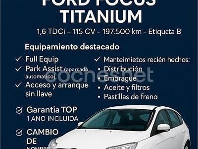 Blanco Usado 2013 Ford Focus Titanium Berlina | 7680 € (Un poco caro)