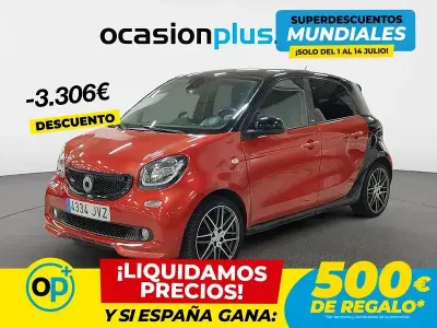 Usado Smart ForFour Brabus 109 CV (80 kW) 2017 Rojo Utilitario