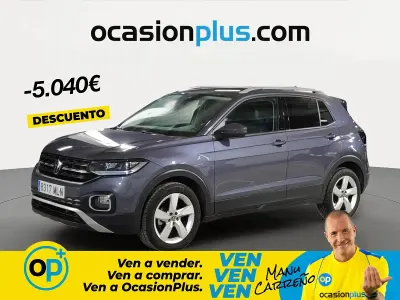 Usado VW T-Cross Sportline 110 CV (80 kW) 2023 Gris SUV