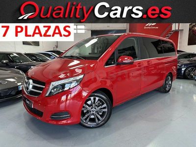 Usado Mercedes V250 Exclusive 204 CV (150 kW) 2018 Rojo Monovolumen