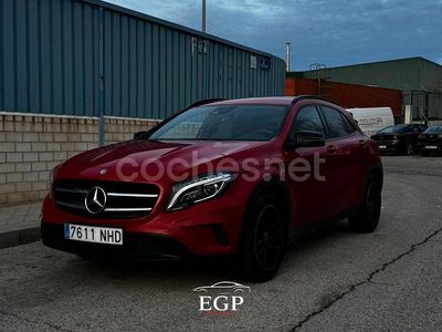 Rojo Usado 2017 Mercedes GLA220 AMG line SUV | 21.000 € (Precio justo)