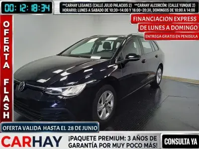 Usado VW Golf VIII Life 110 CV (80 kW) 2021 Negro Familiar