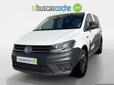 Usado VW Caddy 102 CV (75 kW) 2020 Blanco Monovolumen