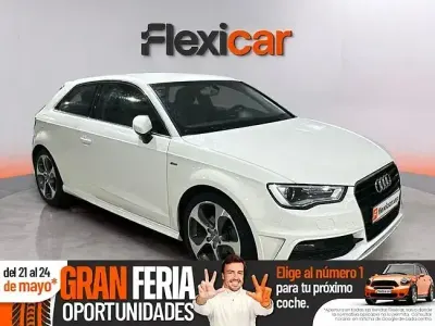 Käytetty Audi A3 Ambition 125 HP (91 kW) 2015 Valkoinen Viistoperä