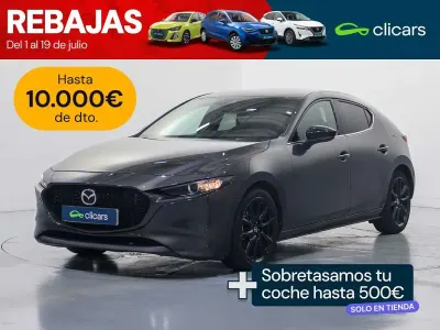 Usado Mazda 3 Homura-Line 122 CV (89 kW) 2022 Gris Utilitario