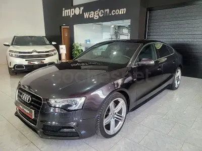 Usado Audi A5 Sportback S-Line 204 CV (150 kW) 2014 Negro Utilitario
