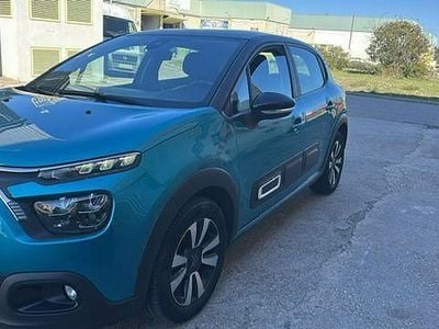 Usado Citroën C3 Feel 100 CV (73 kW) 2021 Azul Utilitario