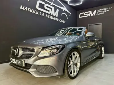 Usado Mercedes C220 170 CV (125 kW) 2017 Gris Descapotable