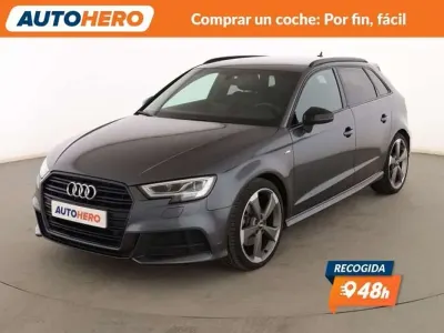 Usado Audi A3 S-Line 150 CV (110 kW) 2019 Gris Berlina
