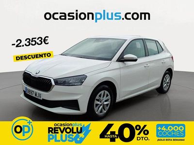 Usado Skoda Fabia Ambition 95 CV (69 kW) 2023 Blanco Berlina