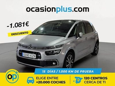 Usado Citroën C4 Feel 120 CV (88 kW) 2019 Gris Monovolumen