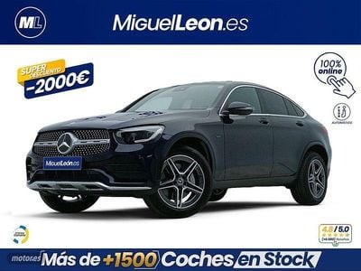 Usado Mercedes GLC300e 320 CV (235 kW) 2021 Azul Coupe