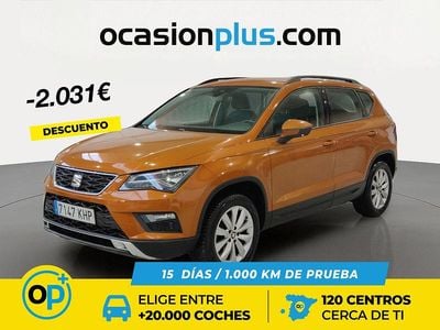 Usado Seat Ateca 4Drive 150 CV (110 kW) 2018 Naranja SUV