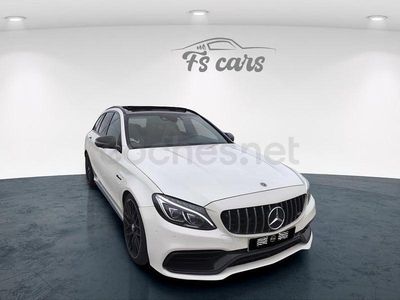 Usado Mercedes C63S AMG 510 CV (375 kW) 2017 Blanco Familiar