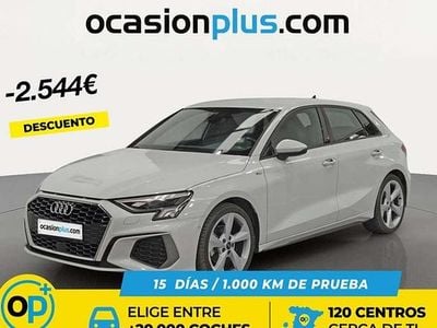 Usado Audi A3 Sportback S-Line 150 CV (110 kW) 2023 Blanco Utilitario